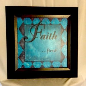 Faith First Wall Art
